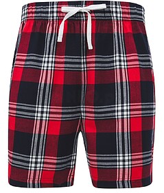 SFM082 Calções com motivo tartan tam: L cor: Red/ Navy Che...