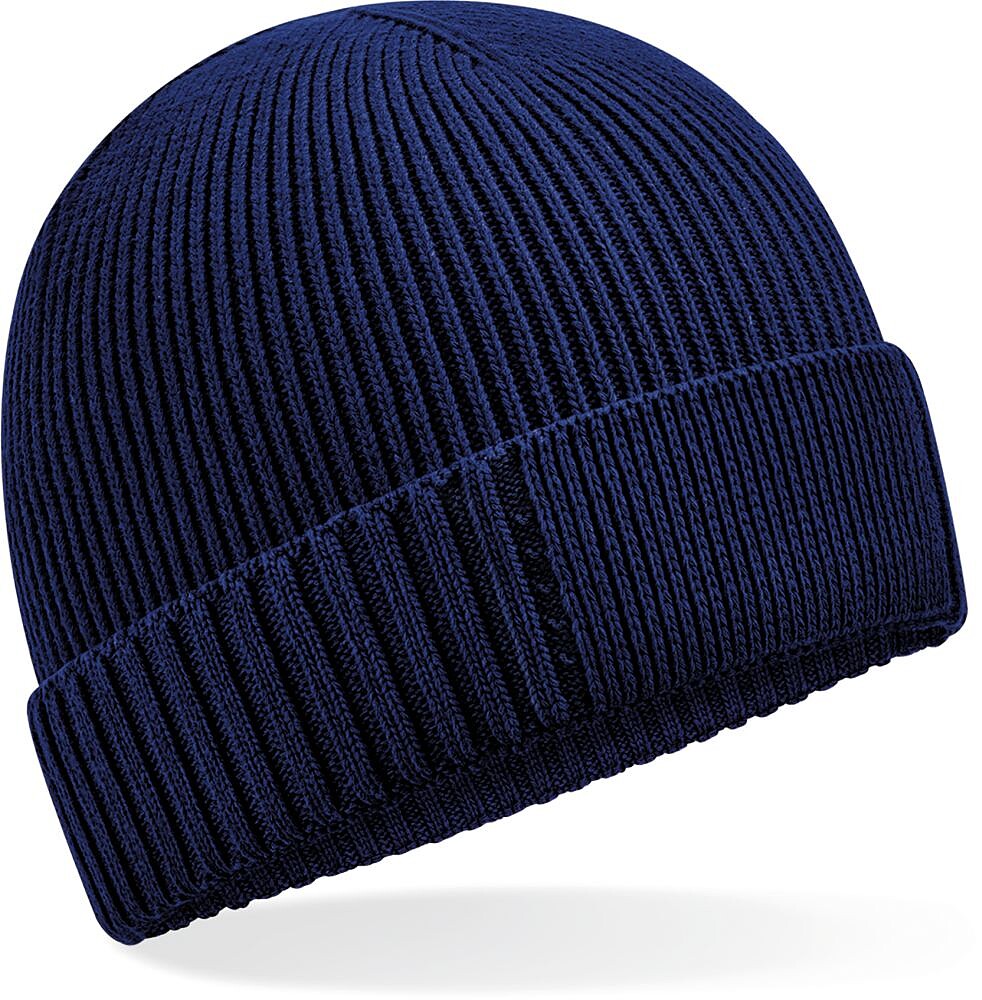 Gorro de algodão biológico com patch técnico B438N
