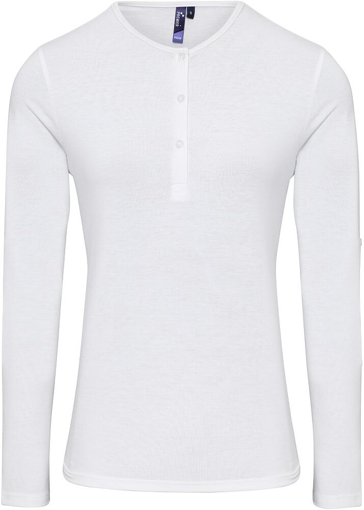 ’T-shirt de senhora com mangas dobráveis "Long John"’ PR318