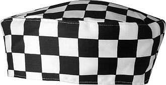 PR653 Chapéu de cozinheiro tam: One Size cor: Black/ White ...