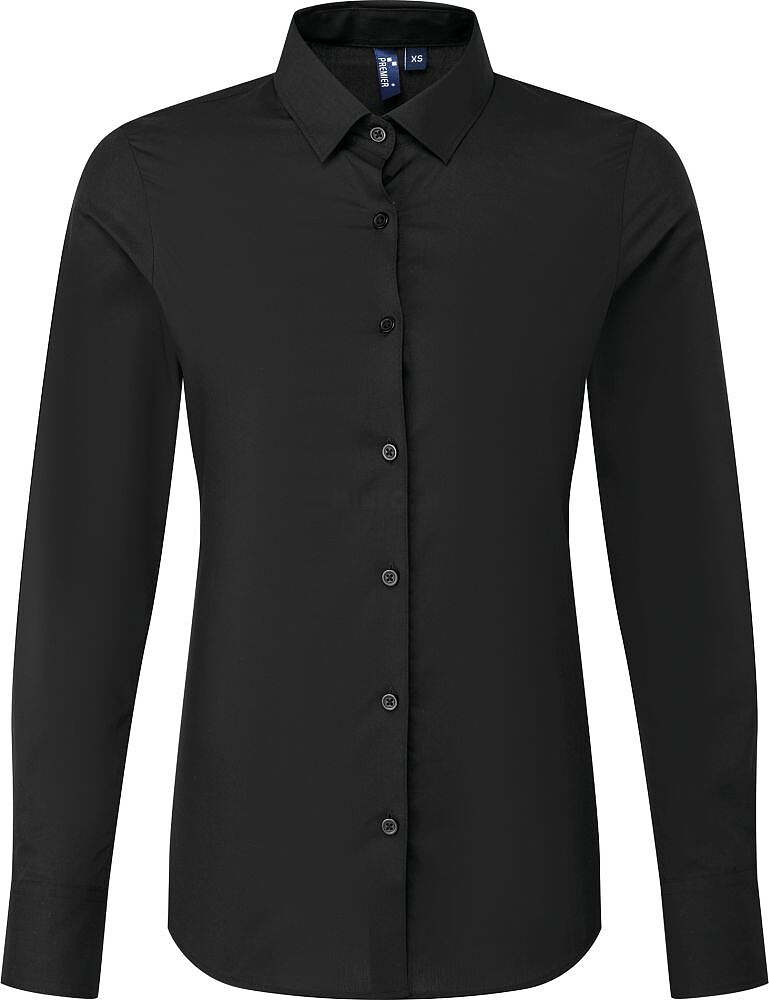 Camisa de popeline de manga comprida RECYCLIGHT para senhora PR303
