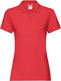 SC63030 Polo de senhora Premium tam: L cor: Red : Fruit of t...