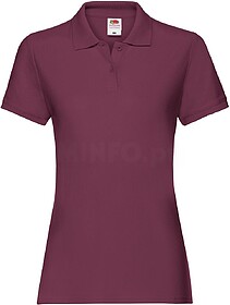 SC63030 Polo de senhora Premium tam: M cor: Burgundy : Fruit...