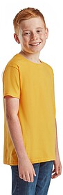 T-SHIRT FRUIT OF THE LOOM KIDS ICONIC 150 T - Mostaza 5-6 An...
