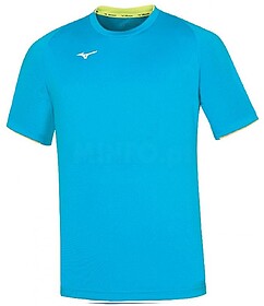 CAMISETA JUNIOR MIZUNO SLEEVE - Turquesa S