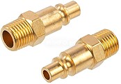 Conectores Orion Latão Macho Rosca Macho ¼ pol, 2 un 89148