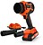 Kit soprador turbo compacto sem escovas 20 v com bateria e carregador dual power G-84074 - imagem 1