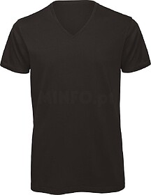 CGTM044C T-shirt Organic Inspire de homem com decote em V ta...