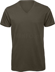 CGTM044C T-shirt Organic Inspire de homem com decote em V ta...