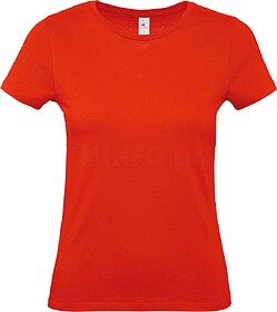 CGTW02TC T-shirt de senhora #E150 tam: XS cor: Fire Red : B&...