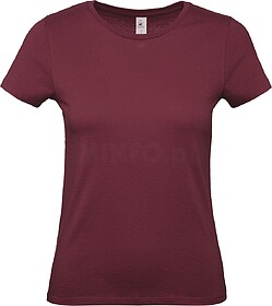 CGTW02TC T-shirt de senhora #E150 tam: L cor: Burgundy : B&C