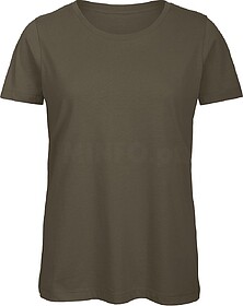 CGTW043C T-shirt Organic Inspire de senhora com decote redon...