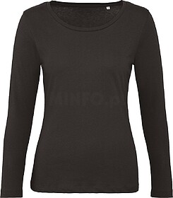 CGTW071C T-shirt Inspire de senhora bio de manga comprida ta...