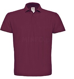 CGPUI10C ID.001Polo piqué tam: XL cor: Wine : B&C