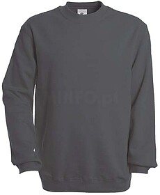 CGSET Sweatshirt com decote redondo tam: S cor: Steel Grey :...