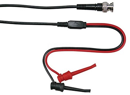 G-TLM56 : Ponta de teste cabo coaxial BNC macho 2 mini-pincas