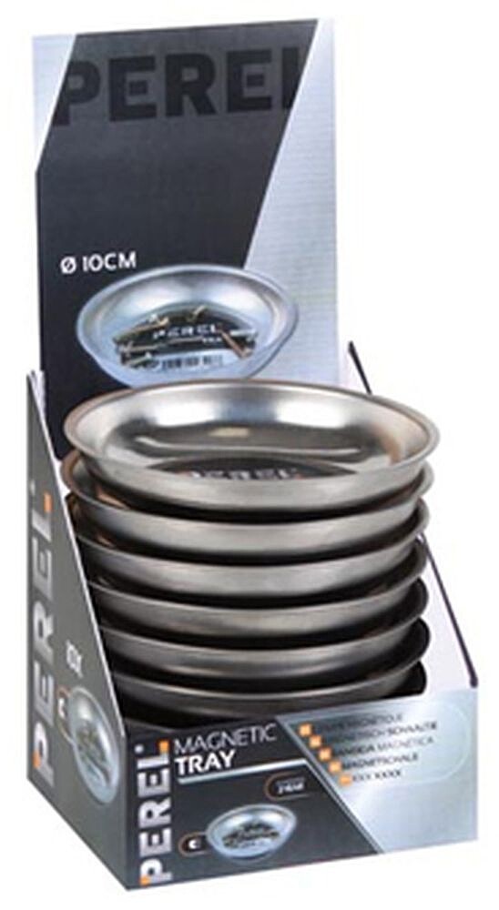 Expositor com 10 Pratos Magnéticos para Parafusos Perel G-HPUT2D