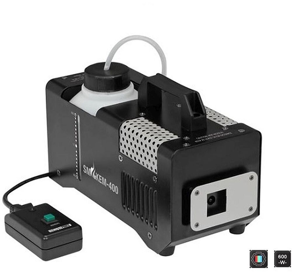 Maquina de fumo 600W com controlador e RGB