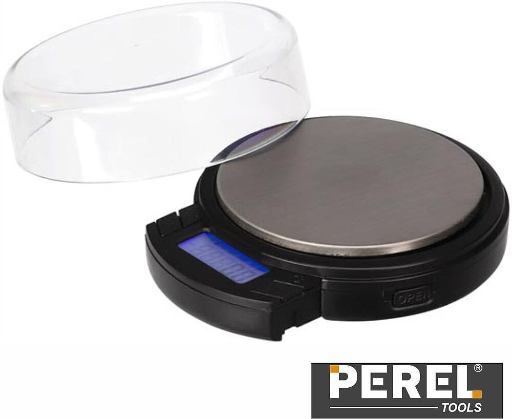 Mini Balança Precisão Digital 500G/ 0.1G Perel G-VTBAL403