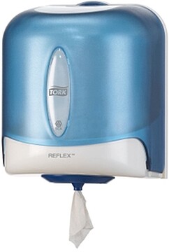 Dispensador Toalhas Rolo TORK M4 Reflex Cor Azul
