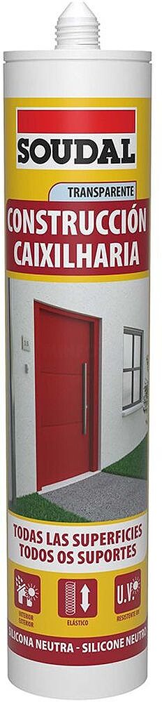 Silicone de Construção Neutro Translúcido 290ML Soudal 96416
