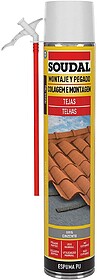 G-96431 : 96431 ESPUMA PARA TEJA CANULA CINZA 750ml SOUDAL