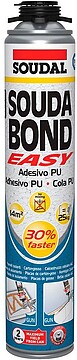 G-96435 : 96435 ESPUMA ADESIVA SOUDABOND EASY PISTOLA 750ml SOUDAL