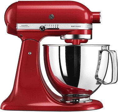 5KSM125EER : KITCHENAID - Robot de Cozinha Artisan 4,8L Vermelho 5KSM125EER