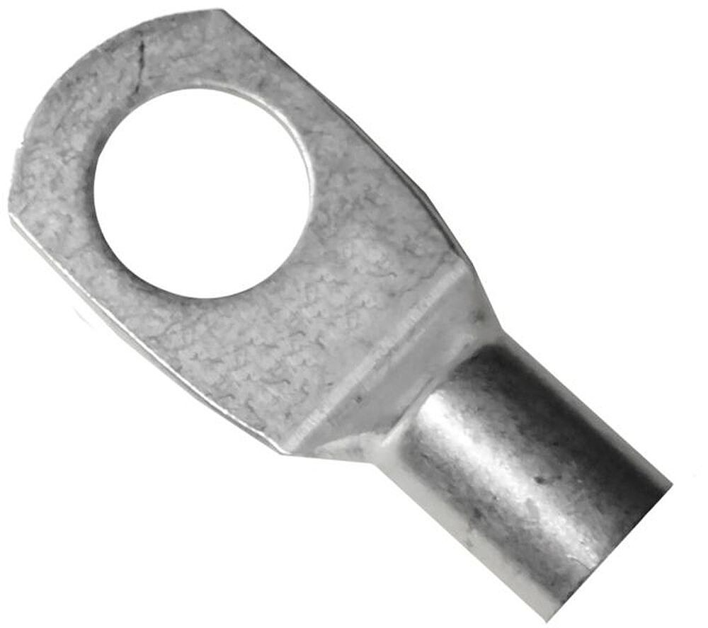 Terminal Tubular de Cobre 25MM para Broca 8MM Embalagem 25 Peças 48654