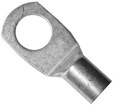 G-48658 : 48658 TERMINAL TUBULAR DE COBRE PARA CABO DE 6MM E FURO DE 8MM EMBALAGEM 25 PEÇAS