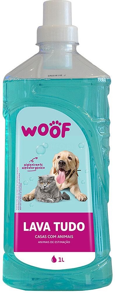 Detergente Lava Tudo Casas com Animais WOOF 1L Detergente Lava Tudo Casas com Animais WOOF 1L