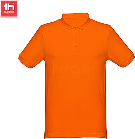 MONACO Polo para homem 240 g/m2 tam: M cor: Laranja - ThClot...