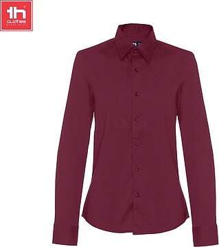 Camisa popelina de manga comprida para senhora 115 g/m2 PARIS WOMEN