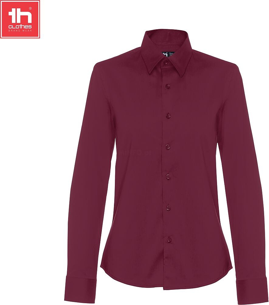 Camisa popelina de manga comprida para senhora 115 g/m2 PARIS WOMEN