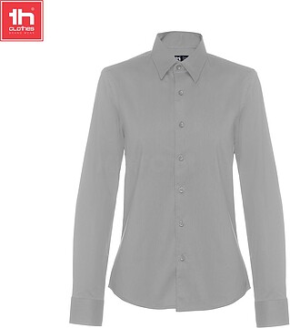 Camisa popelina de manga comprida para senhora 115 g/m2 PARIS WOMEN