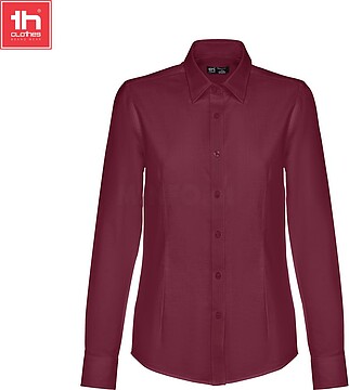 Camisa oxford de manga comprida para senhora 130 g/m2 TOKYO WOMEN
