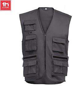 PIXEL Colete multifunções 200 g/m2 tam: XXL cor: Cinza Esc...