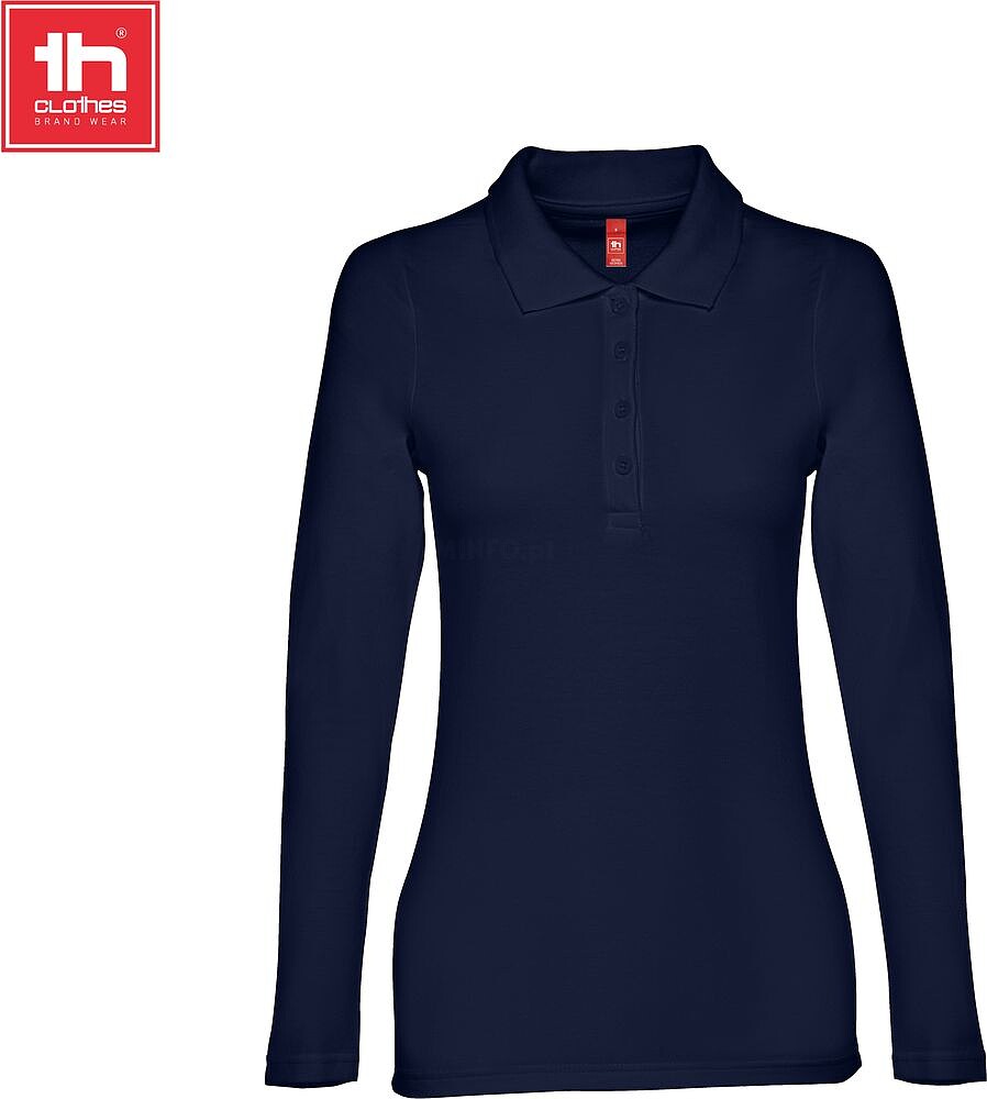 Polo de manga comprida para senhora 210 g/m2 BERN WOMEN