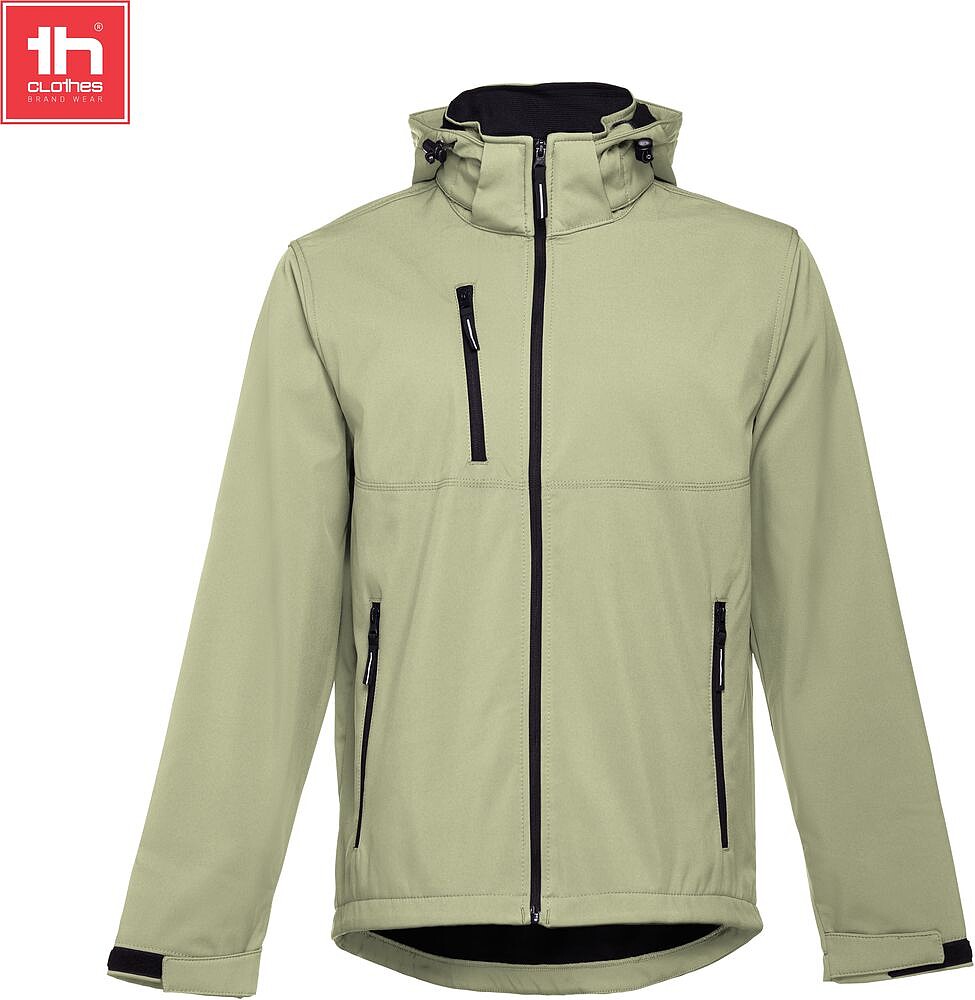 Softshell com capuz removível para homem 280 g/m2 ZAGREB