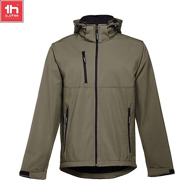 Softshell com capuz removível para homem 280 g/m2 ZAGREB