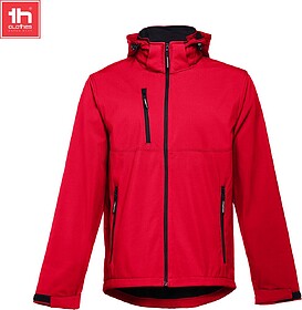 ZAGREB Softshell com capuz removível para homem 280 g/m2 ta...
