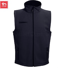 BAKU Colete softshell 280 g/m2 tam: XXL cor: Azul Marinho - ...