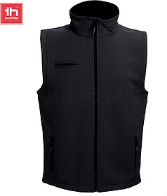 BAKU Colete softshell 280 g/m2 tam: L cor: Preto - ThClothes