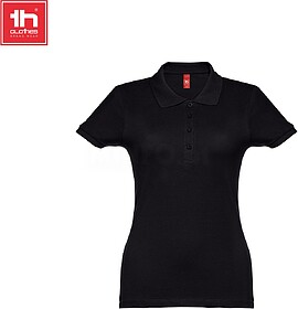 EVE Polo para senhora 195 g/m2 tam: XL cor: Preto - ThClothe...