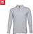 Polo de manga comprida para homem 210 g/m2 BERN - imagem 1