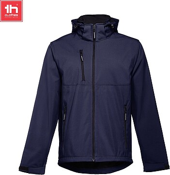 Softshell com capuz removível para homem 280 g/m2 ZAGREB