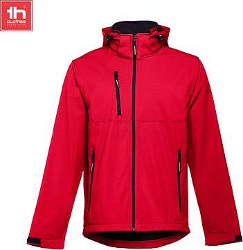 Softshell com capuz removível para homem 280 g/m2 ZAGREB