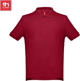 ADAM Polo para homem 195 g/m2 tam: S cor: Bordô - ThClothes