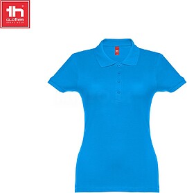 EVE Polo para senhora 195 g/m2 tam: XXL cor: Aqua - ThClothe...