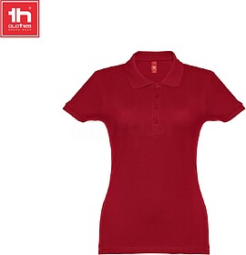 EVE Polo para senhora 195 g/m2 tam: S cor: Bordô - ThClothe...